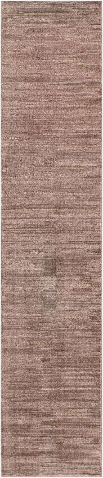 Brown 2' 7 x 12' Finsbury Runner Area Rug 60% Polypropylene & 40% Polyester Contemporary Carpet for Living Rooms, Dining, Offices for Sale at Rug Engine