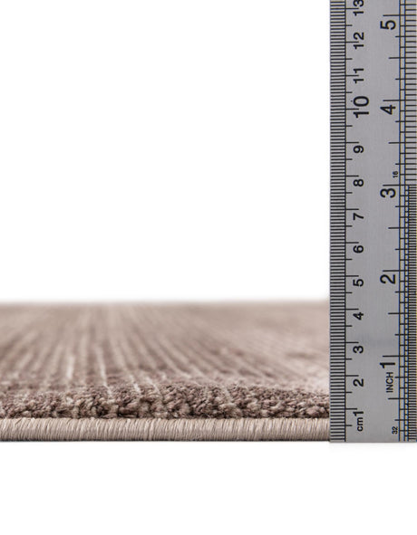 Brown 4' 1 x 6' 1 Finsbury Rectangle Area Rug 60% Polypropylene & 40% Polyester Contemporary Carpet for Living Rooms, Dining, Offices for Sale at Rug Engine