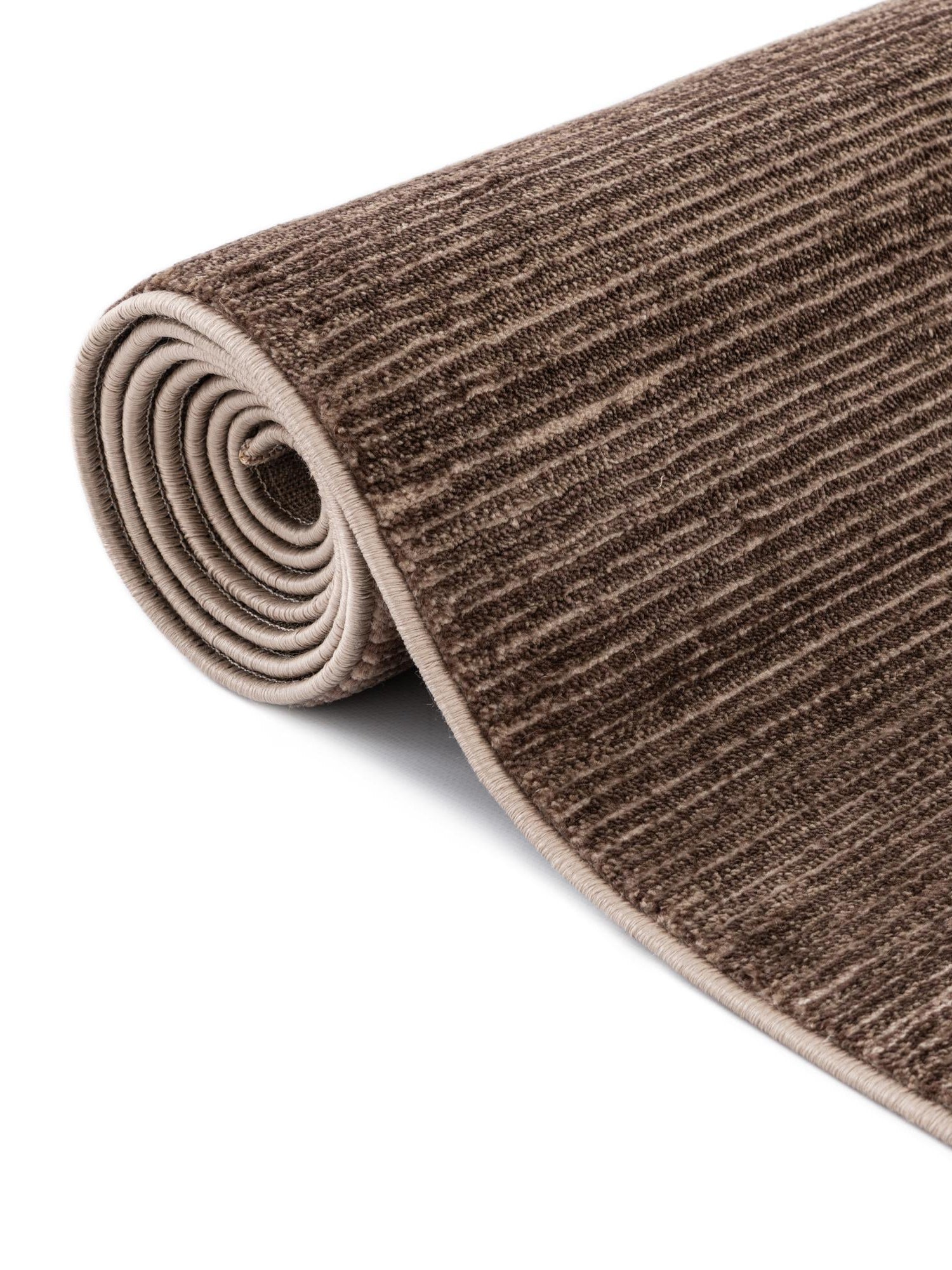Brown 4' 1 x 6' 1 Finsbury Rectangle Area Rug 60% Polypropylene & 40% Polyester Contemporary Carpet for Living Rooms, Dining, Offices for Sale at Rug Engine
