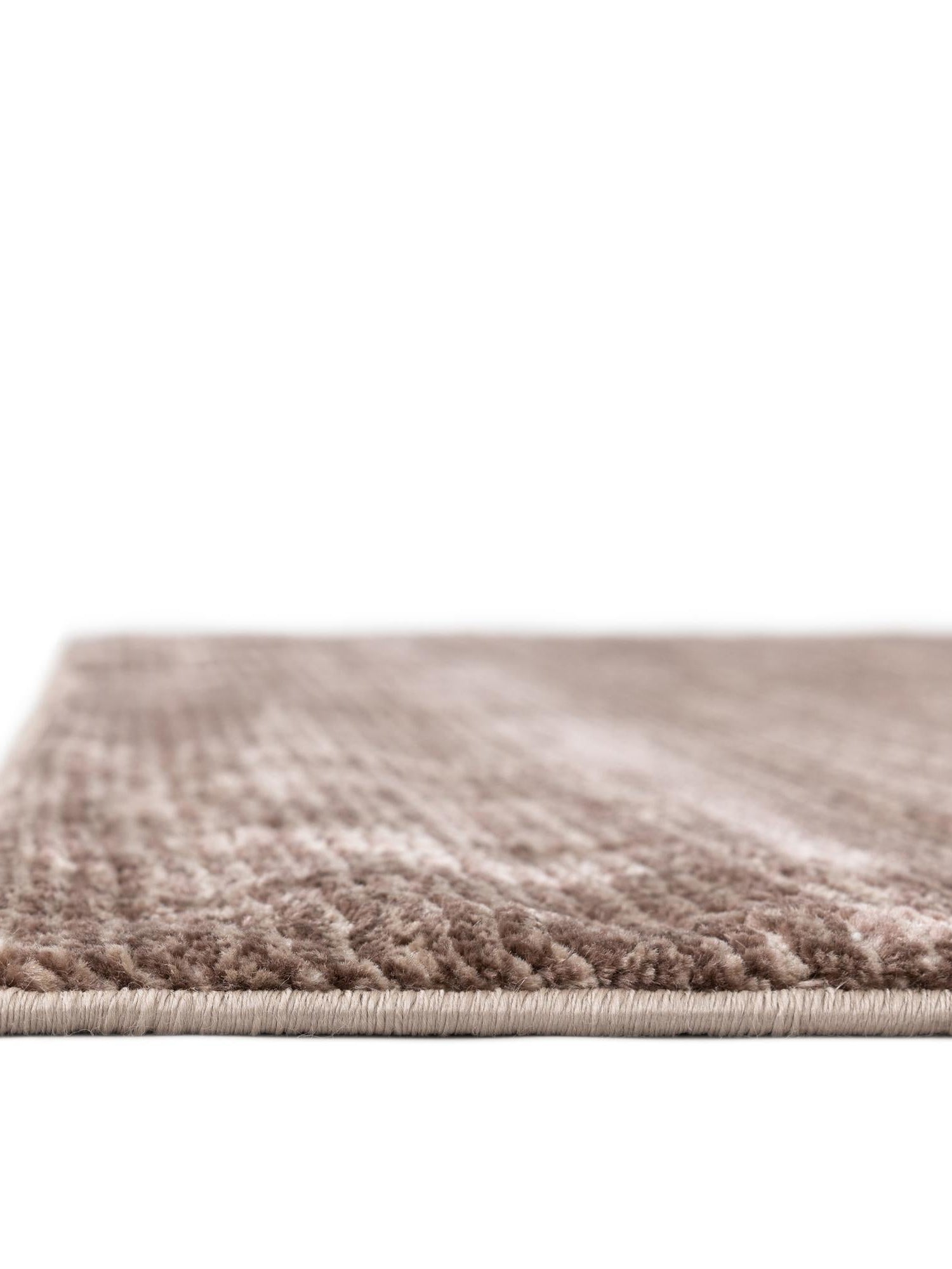 Brown 2' x 6' 1 Finsbury Runner Area Rug 60% Polypropylene & 40% Polyester Contemporary Carpet for Living Rooms, Dining, Offices for Sale at Rug Engine