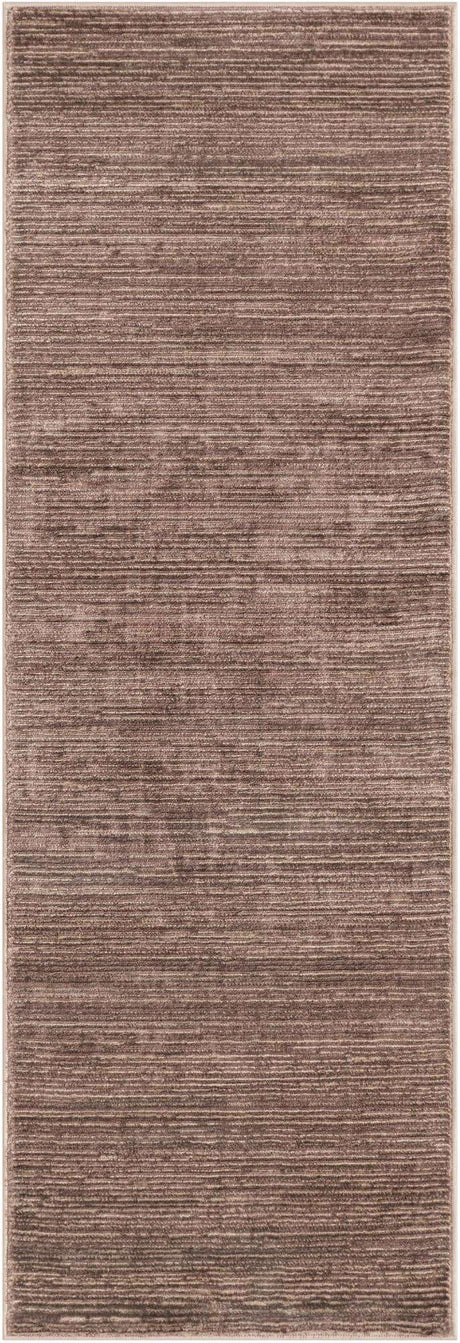 Brown 2' x 6' 1 Finsbury Runner Area Rug 60% Polypropylene & 40% Polyester Contemporary Carpet for Living Rooms, Dining, Offices for Sale at Rug Engine