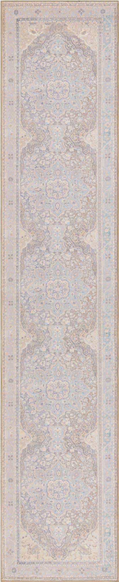 Washable Cream 2' 6 x 12' Timeless Runner Area Rug Easy to Clean Stain Resistant & Durable Traditional Classic Vintage Design Carpet for Sale at Rug Engine