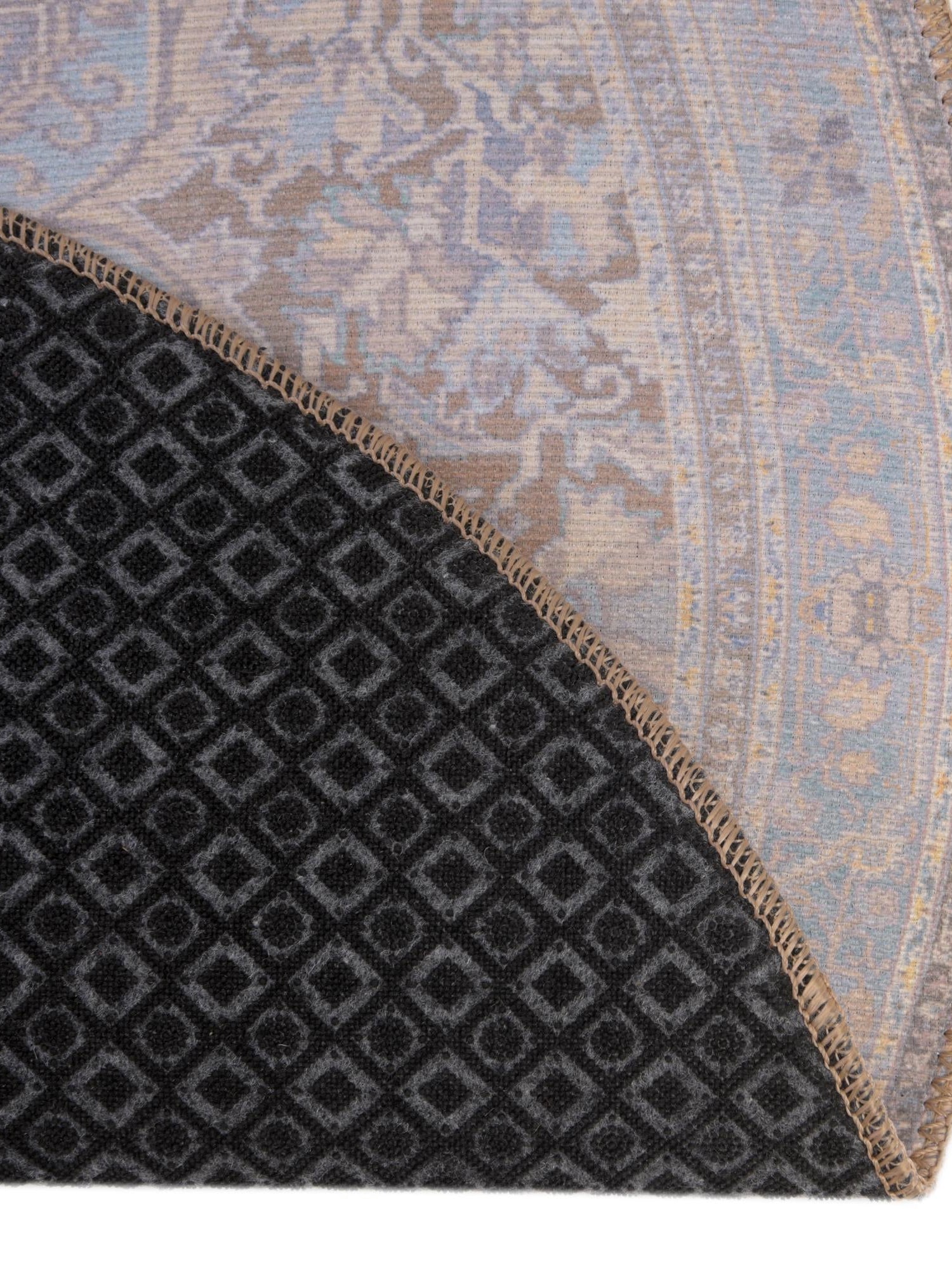 Washable Cream 7' 6 x 7' 6 Timeless Round Area Rug Easy to Clean Stain Resistant & Durable Traditional Classic Vintage Design Carpet for Sale at Rug Engine
