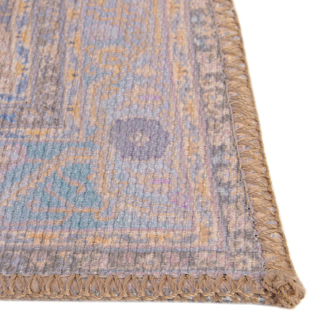Washable Cream 7' 6 x 7' 6 Timeless Square Area Rug Easy to Clean Stain Resistant & Durable Traditional Classic Vintage Design Carpet for Sale at Rug Engine