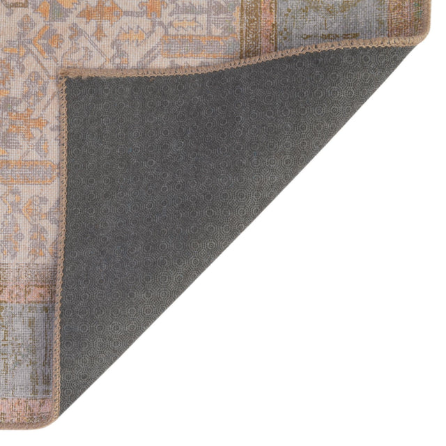 Washable Light Brown 5' x 8' Timeless Rectangle Area Rug Easy to Clean Stain Resistant & Durable Traditional Classic Vintage Design Carpet for Sale at Rug Engine