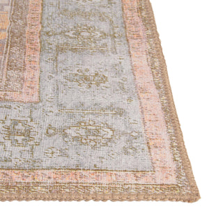 Washable Light Brown 2' x 6' Timeless Runner Area Rug Easy to Clean Stain Resistant & Durable Traditional Classic Vintage Design Carpet for Sale at Rug Engine