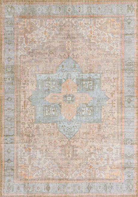 Washable Light Brown 8' 4 x 12' Timeless Rectangle Area Rug Easy to Clean Stain Resistant & Durable Traditional Classic Vintage Design Carpet for Sale at Rug Engine