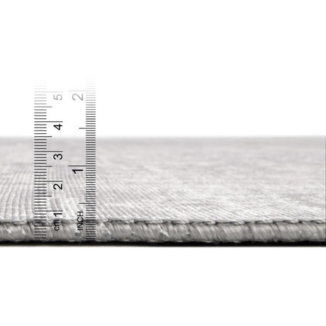 Washable Gray 7' 6 x 10' 6 Timeless Rectangle Area Rug Easy to Clean Stain Resistant & Durable Traditional Classic Vintage Design Carpet for Sale at Rug Engine