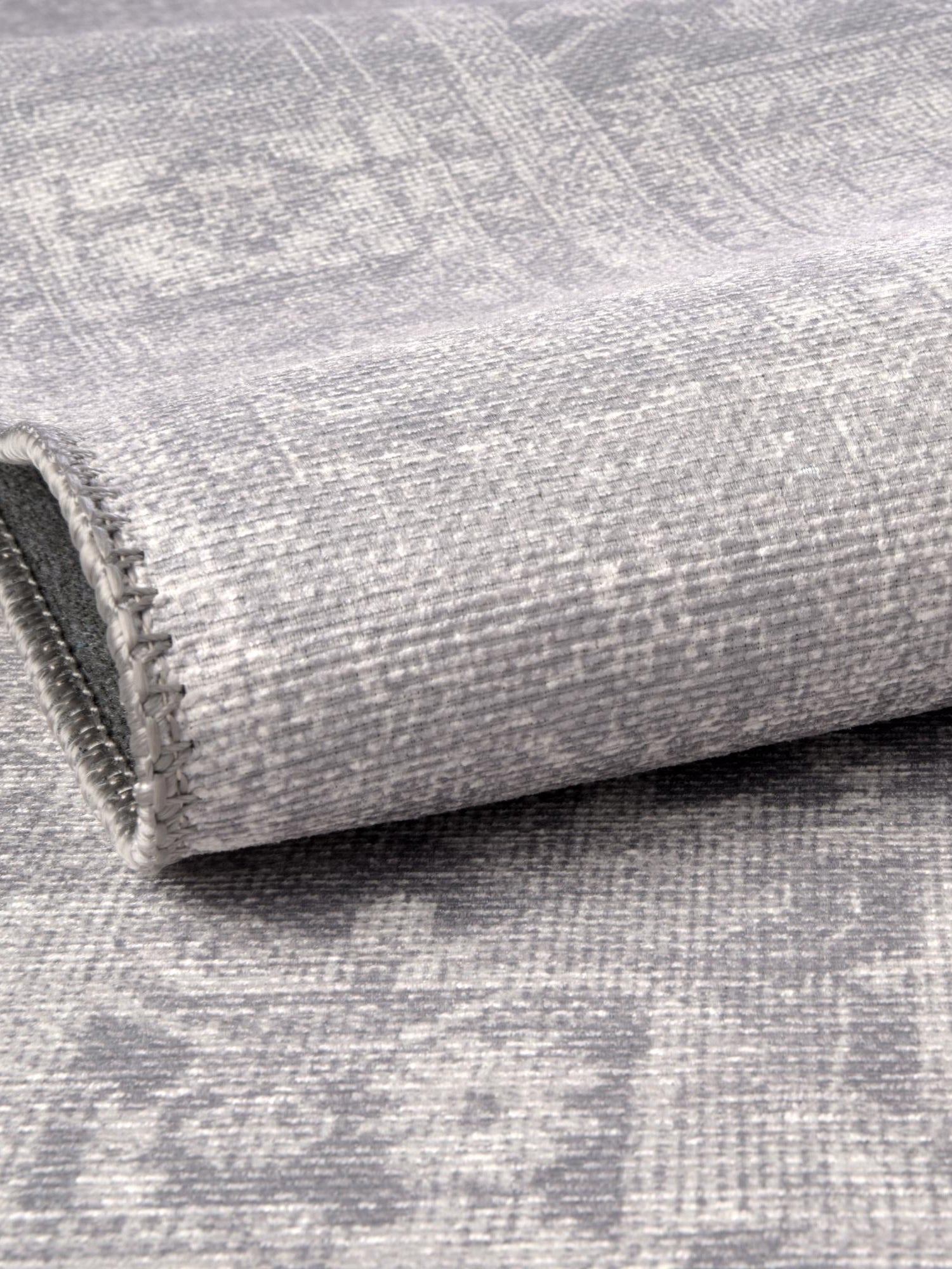 Washable Gray 2' 6 x 12' Timeless Runner Area Rug Easy to Clean Stain Resistant & Durable Traditional Classic Vintage Design Carpet for Sale at Rug Engine