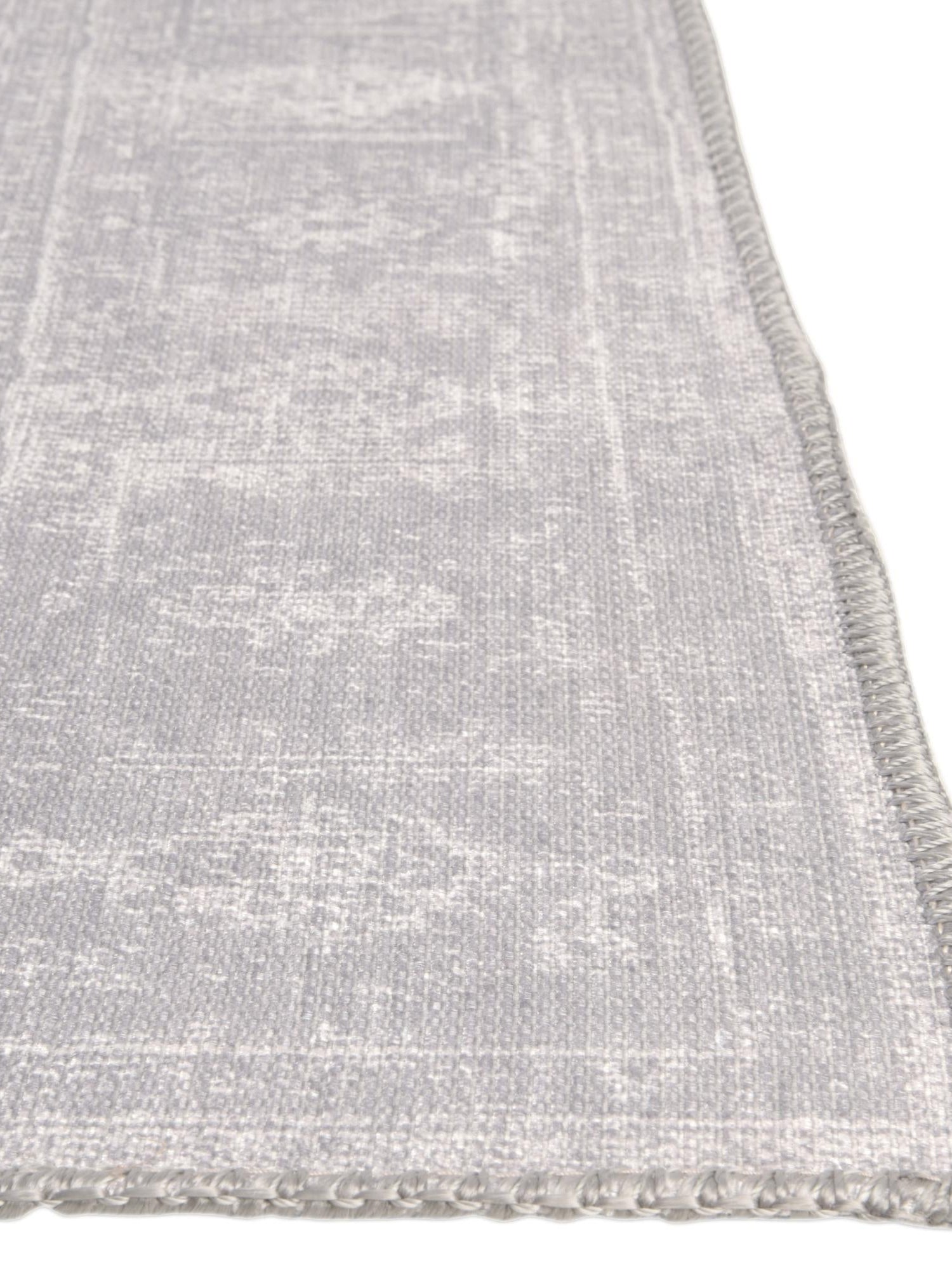 Washable Gray 2' 6 x 12' Timeless Runner Area Rug Easy to Clean Stain Resistant & Durable Traditional Classic Vintage Design Carpet for Sale at Rug Engine