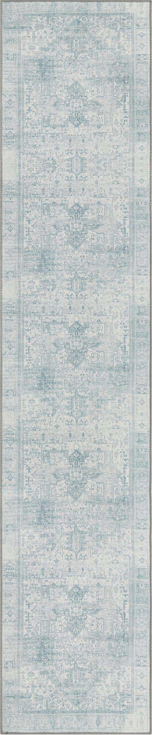 Washable Ivory 2' 6 x 12' Timeless Runner Area Rug Easy to Clean Stain Resistant & Durable Traditional Classic Vintage Design Carpet for Sale at Rug Engine