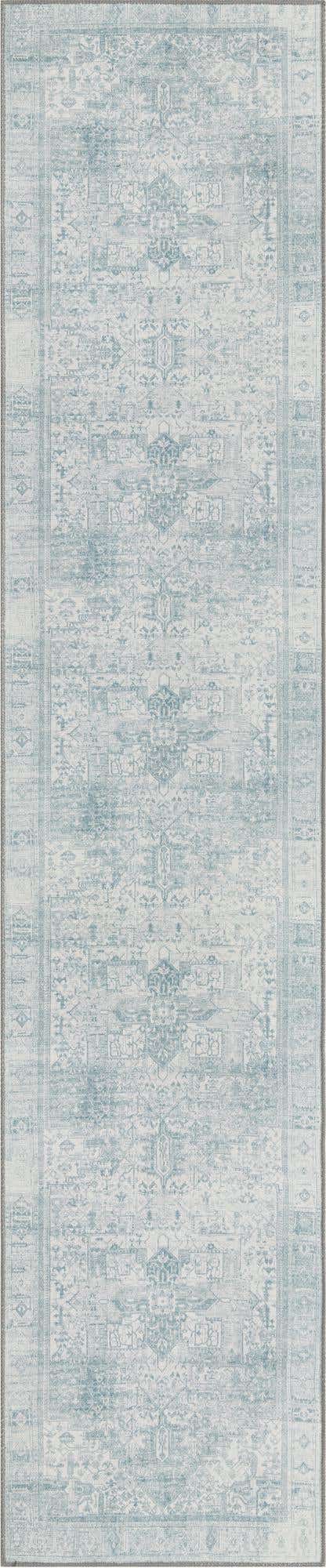 Washable Ivory 2' 6 x 12' Timeless Runner Area Rug Easy to Clean Stain Resistant & Durable Traditional Classic Vintage Design Carpet for Sale at Rug Engine