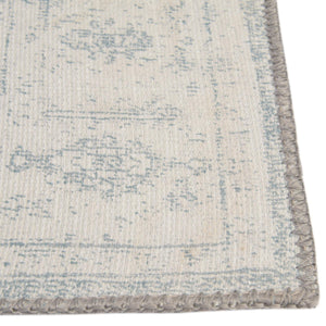 Washable Ivory 5' x 8' Timeless Rectangle Area Rug Easy to Clean Stain Resistant & Durable Traditional Classic Vintage Design Carpet for Sale at Rug Engine