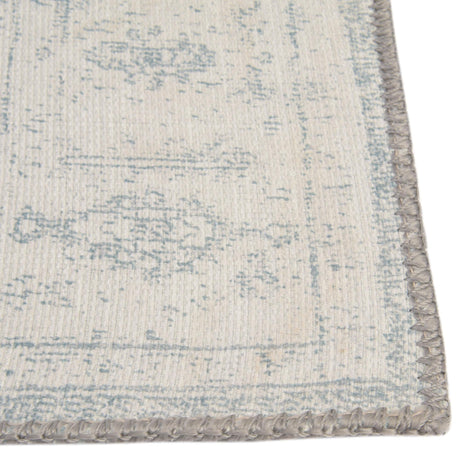 Washable Ivory 5' x 8' Timeless Rectangle Area Rug Easy to Clean Stain Resistant & Durable Traditional Classic Vintage Design Carpet for Sale at Rug Engine