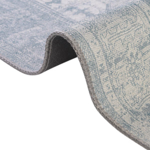 Washable Ivory 3' 6 x 5' 6 Timeless Rectangle Area Rug Easy to Clean Stain Resistant & Durable Traditional Classic Vintage Design Carpet for Sale at Rug Engine
