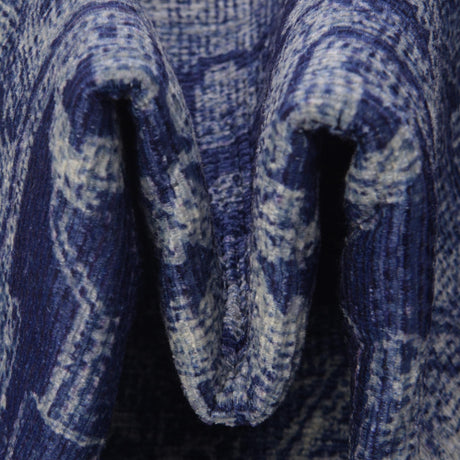 Washable Navy Blue 7' 6 x 7' 6 Timeless Round Area Rug Easy to Clean Stain Resistant & Durable