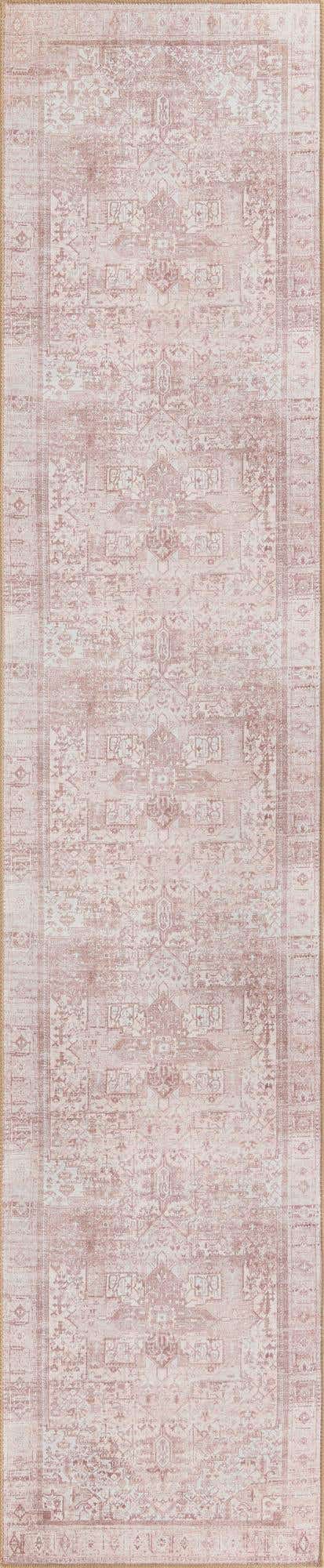Washable Beige 2' 6 x 12' Timeless Runner Area Rug Easy to Clean Stain Resistant & Durable Traditional Classic Vintage Design Carpet for Sale at Rug Engine