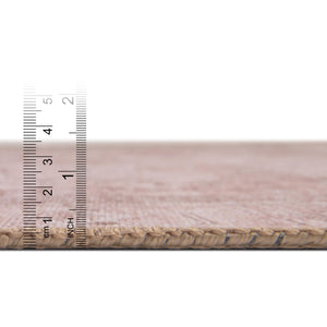 Beige 8' x 8' Timeless Washable Square Rug