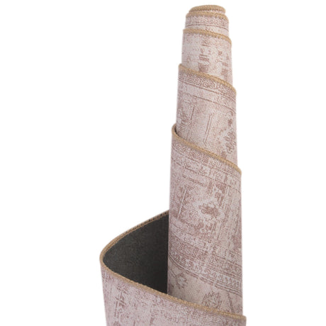 Washable Beige 7' 6 x 7' 6 Timeless Square Area Rug Easy to Clean Stain Resistant & Durable