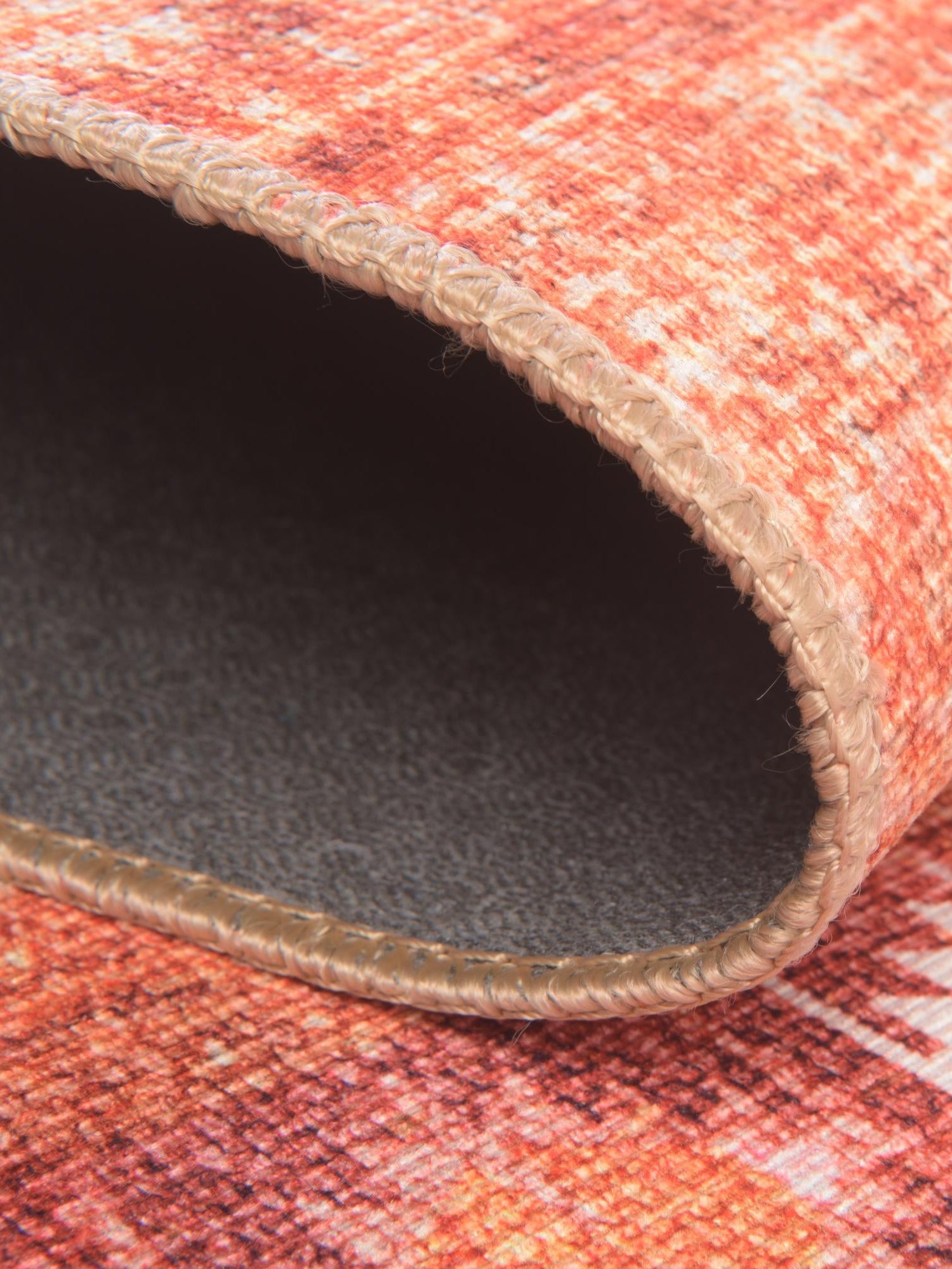Washable Rust Red 7' 6 x 10' 6 Timeless Rectangle Area Rug Easy to Clean Stain Resistant & Durable Traditional Classic Vintage Design Carpet for Sale at Rug Engine