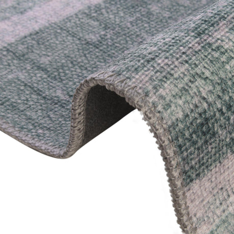 Washable Green 5' x 8' Timeless Rectangle Area Rug Easy to Clean Stain Resistant & Durable Traditional Classic Vintage Design Carpet for Sale at Rug Engine