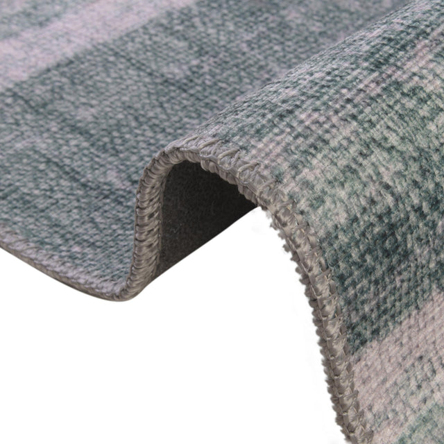 Washable Green 3' 6 x 5' 6 Timeless Rectangle Area Rug Easy to Clean Stain Resistant & Durable Traditional Classic Vintage Design Carpet for Sale at Rug Engine