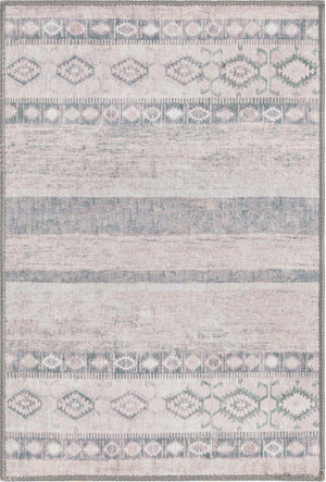 Washable Gray 2' x 3' Timeless Rectangle Area Rug Easy to Clean Stain Resistant & Durable Traditional Classic Vintage Design Carpet for Sale at Rug Engine