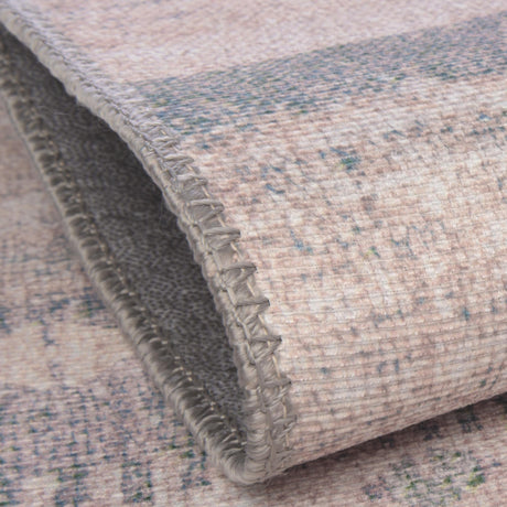 Washable Gray 7' 6 x 10' 6 Timeless Rectangle Area Rug Easy to Clean Stain Resistant & Durable Traditional Classic Vintage Design Carpet for Sale at Rug Engine