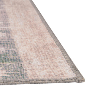 Washable Gray 7' 6 x 10' 6 Timeless Rectangle Area Rug Easy to Clean Stain Resistant & Durable Traditional Classic Vintage Design Carpet for Sale at Rug Engine