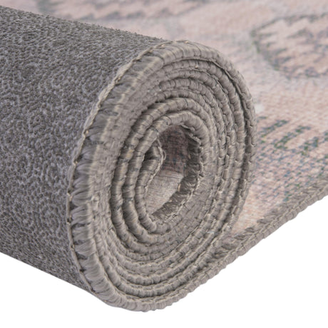 Washable Gray 8' 4 x 12' Timeless Rectangle Area Rug Easy to Clean Stain Resistant & Durable Traditional Classic Vintage Design Carpet for Sale at Rug Engine