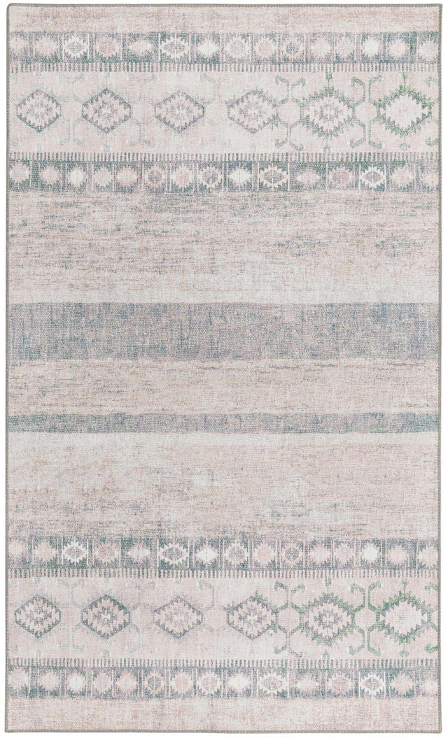 Washable Gray 5' x 8' Timeless Rectangle Area Rug Easy to Clean Stain Resistant & Durable Traditional Classic Vintage Design Carpet for Sale at Rug Engine