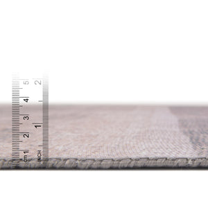 Washable Gray 7' 6 x 7' 6 Timeless Square Area Rug Easy to Clean Stain Resistant & Durable Traditional Classic Vintage Design Carpet for Sale at Rug Engine