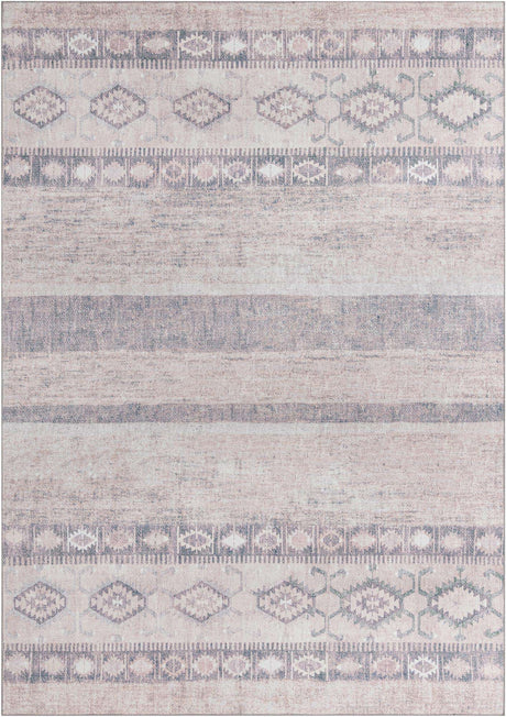 Washable Gray 8' 4 x 12' Timeless Rectangle Area Rug Easy to Clean Stain Resistant & Durable Traditional Classic Vintage Design Carpet for Sale at Rug Engine