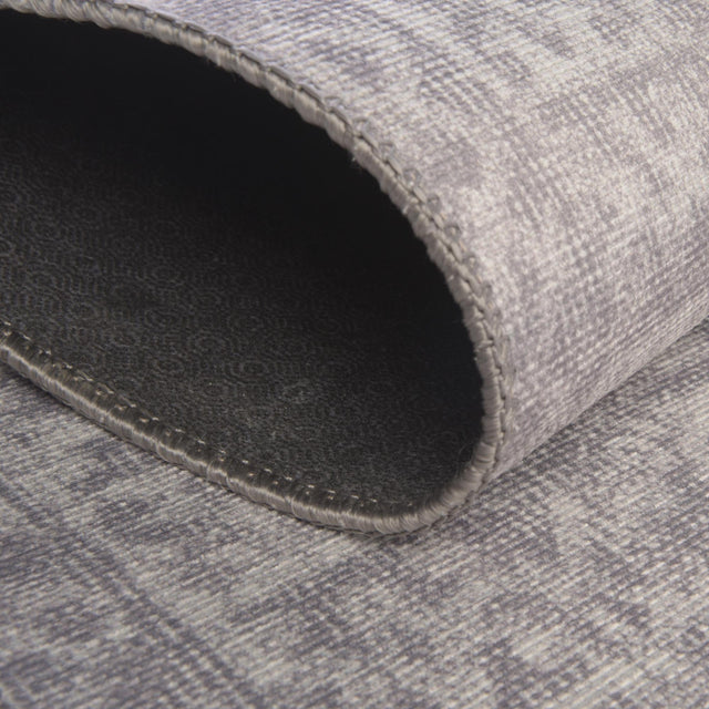 Washable Gray 2' x 6' Timeless Runner Area Rug Easy to Clean Stain Resistant & Durable Traditional Classic Vintage Design Carpet for Sale at Rug Engine