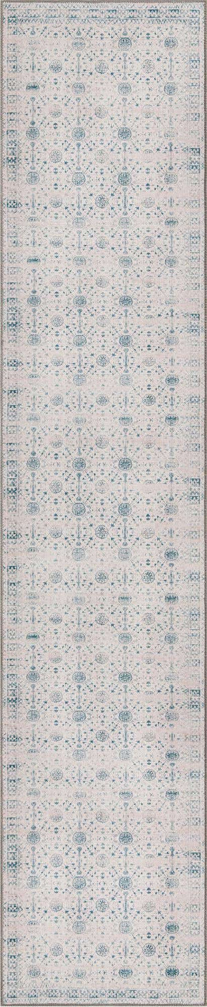Washable Ivory 2' 6 x 12' Timeless Runner Area Rug Easy to Clean Stain Resistant & Durable Traditional Classic Vintage Design Carpet for Sale at Rug Engine