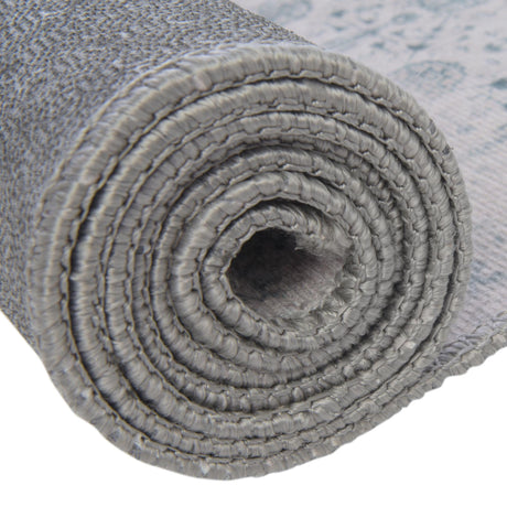 Washable Ivory 8' 4 x 12' Timeless Rectangle Area Rug Easy to Clean Stain Resistant & Durable