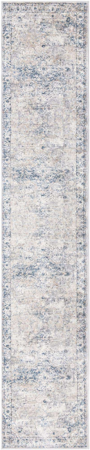 Gray 2' 7 x 13' 1 Portland Runner Area Rug 85% Polypropylene & 15% Polyester Vintage Distressed Traditional Carpet for Home Decor for Sale at Rug Engine