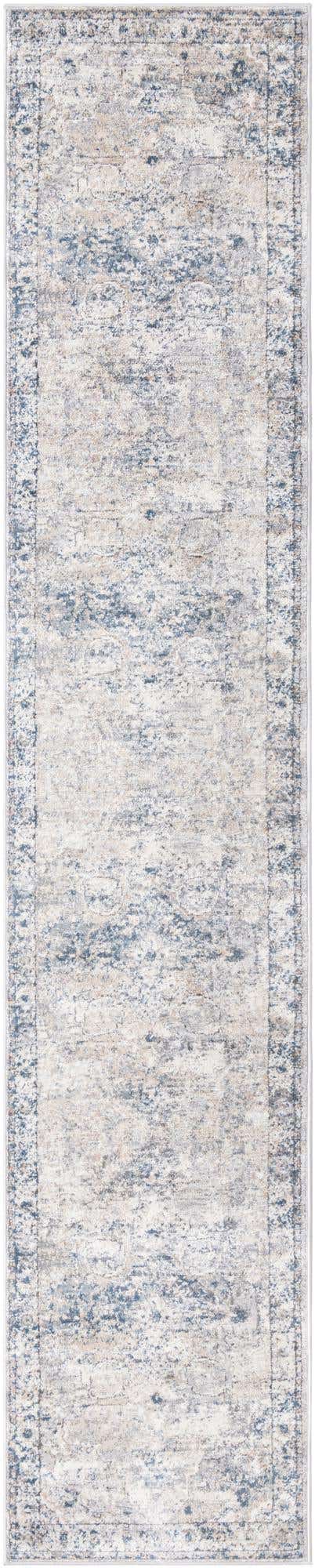 Gray 2' 7 x 13' 1 Portland Runner Area Rug 85% Polypropylene & 15% Polyester Vintage Distressed Traditional Carpet for Home Decor for Sale at Rug Engine