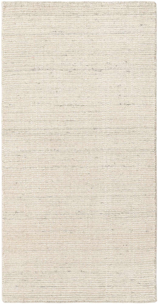 Vanilla Bean 2' x 4' 1 Jill Zarin English Manor Runner Area Rug 100% Premium Natural Wool Handwoven Carpet for Living Rooms, Office Space, Bedrooms, Dorms for Sale at Rug Engine