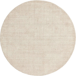 Vanilla Bean 5' 3 x 5' 3 Jill Zarin English Manor Round Area Rug 100% Premium Natural Wool Handwoven Carpet for Living Rooms, Office Space, Bedrooms, Dorms for Sale at Rug Engine