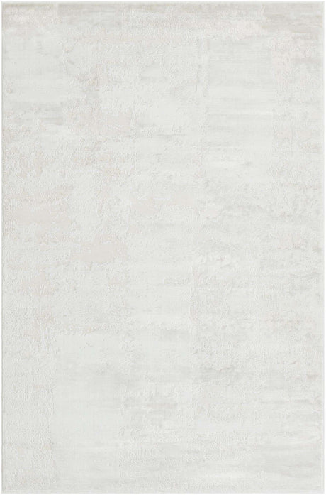 Ivory 5' 3 x 8' Finsbury Rectangle Area Rug 60% Polypropylene & 40% Polyester Contemporary Carpet for Living Rooms, Dining, Offices for Sale at Rug Engine