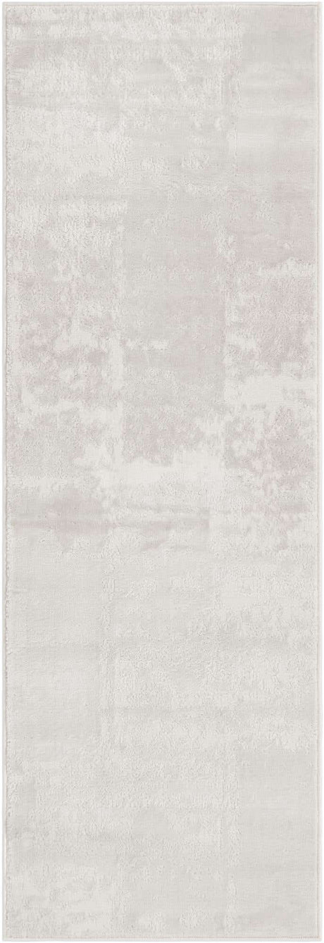 Ivory 2' x 6' 1 Finsbury Runner Area Rug 60% Polypropylene & 40% Polyester Contemporary Carpet for Living Rooms, Dining, Offices for Sale at Rug Engine
