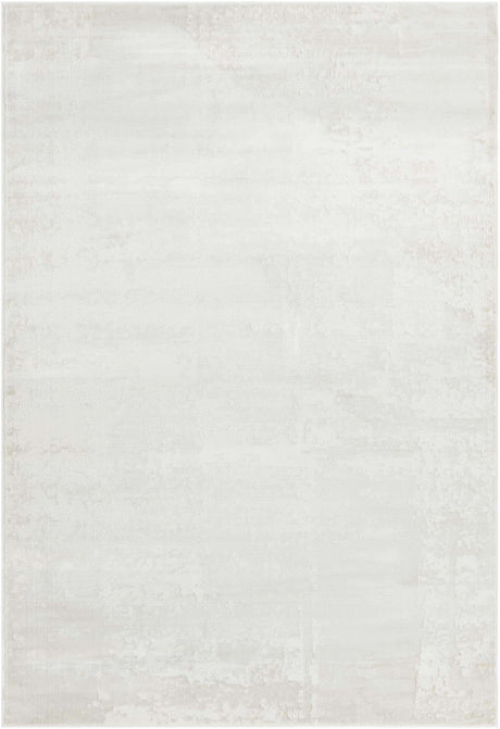 Ivory 6' 1 x 9' Finsbury Rectangle Area Rug 60% Polypropylene & 40% Polyester Contemporary Carpet for Living Rooms, Dining, Offices for Sale at Rug Engine