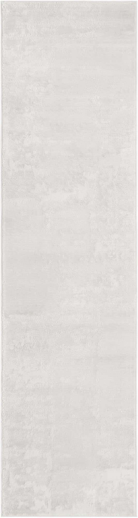 Ivory 2' x 8' Finsbury Runner Area Rug 60% Polypropylene & 40% Polyester Contemporary Carpet for Living Rooms, Dining, Offices for Sale at Rug Engine