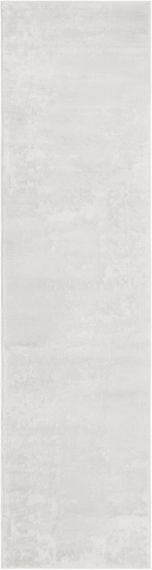 Ivory 2' x 8' Finsbury Runner Area Rug 60% Polypropylene & 40% Polyester Contemporary Carpet for Living Rooms, Dining, Offices for Sale at Rug Engine