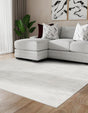Ivory 7' 10 x 7' 10 Finsbury Square Area Rug 60% Polypropylene & 40% Polyester Contemporary Carpet for Living Rooms, Dining, Offices for Sale at Rug Engine