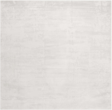 Ivory 7' 10 x 7' 10 Finsbury Square Area Rug 60% Polypropylene & 40% Polyester Contemporary Carpet for Living Rooms, Dining, Offices for Sale at Rug Engine