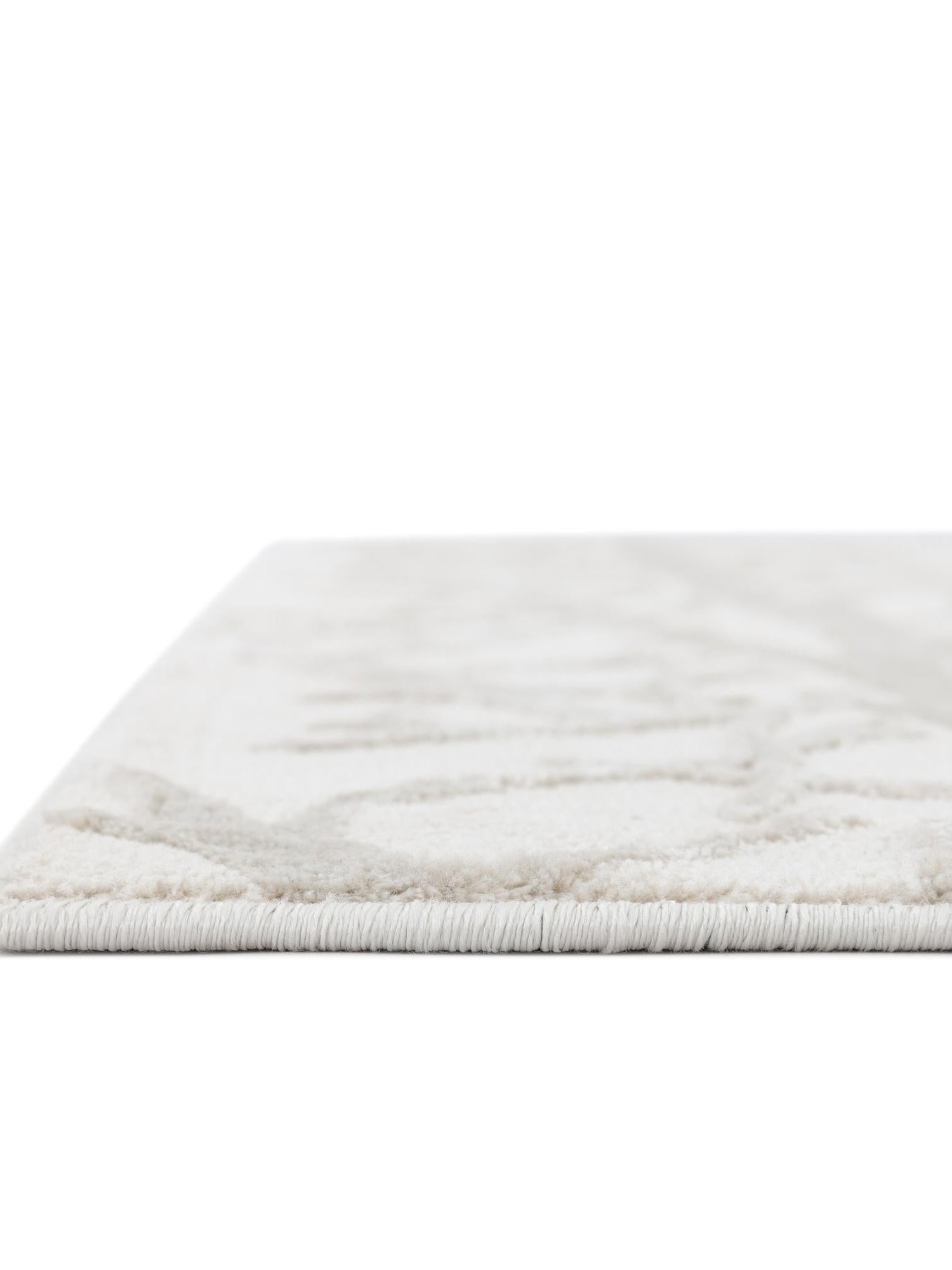 Ivory 7' 10 x 10' Finsbury Rectangle Area Rug 60% Polypropylene & 40% Polyester Contemporary Carpet for Living Rooms, Dining, Offices for Sale at Rug Engine