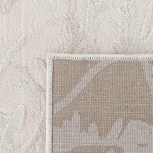 Ivory 2' x 3' 1 Finsbury Rectangle Area Rug 60% Polypropylene & 40% Polyester Contemporary Carpet for Living Rooms, Dining, Offices for Sale at Rug Engine