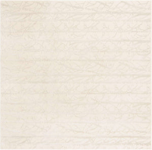 Ivory 7' 10 x 7' 10 Finsbury Square Area Rug 60% Polypropylene & 40% Polyester Contemporary Carpet for Living Rooms, Dining, Offices for Sale at Rug Engine